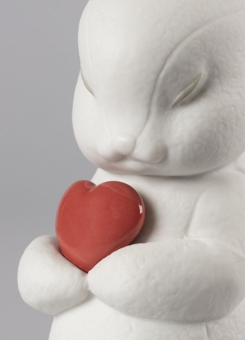 Puffy, Generous Rabbit Figurine