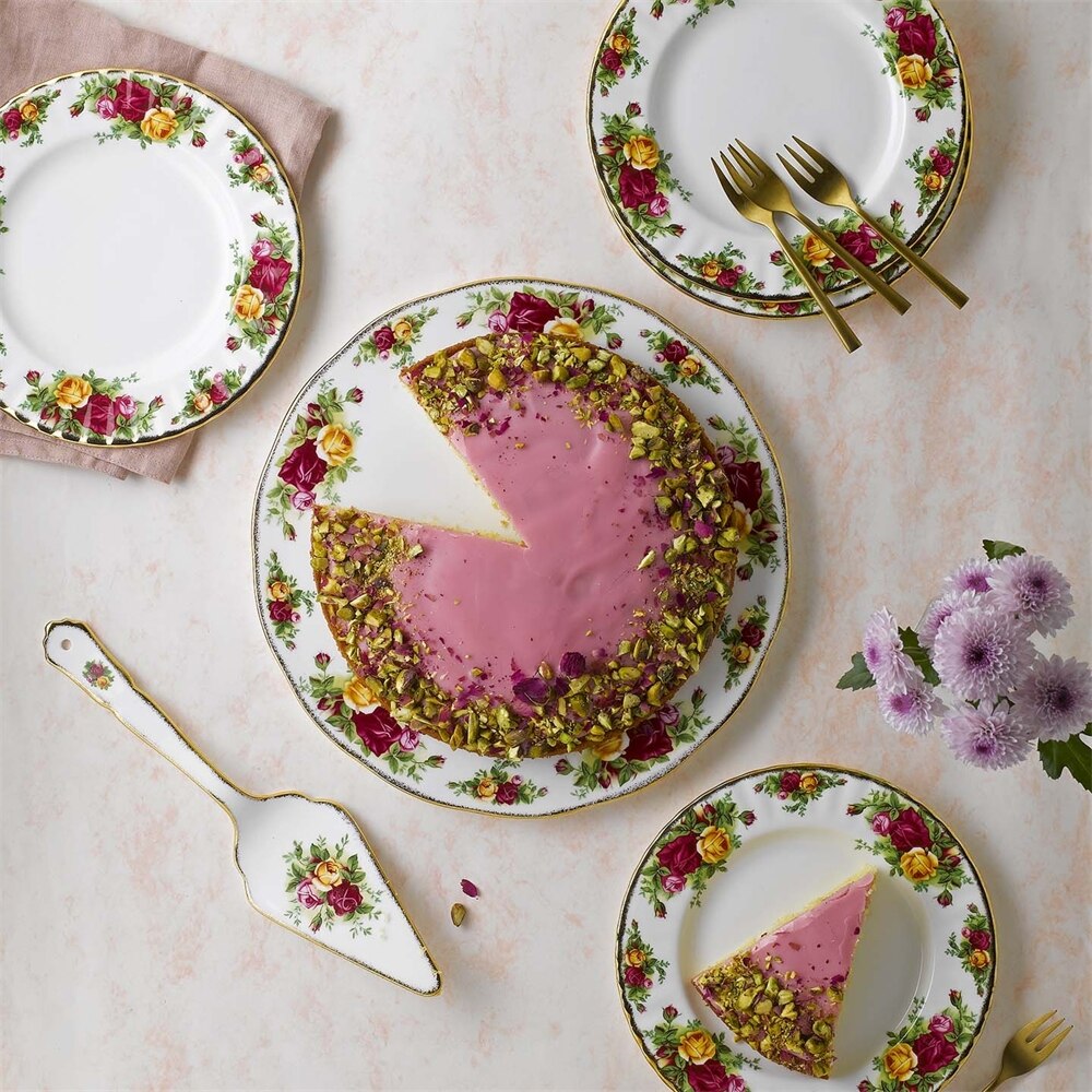 Royal Albert Old Country Roses 6-piece Cake Server Set