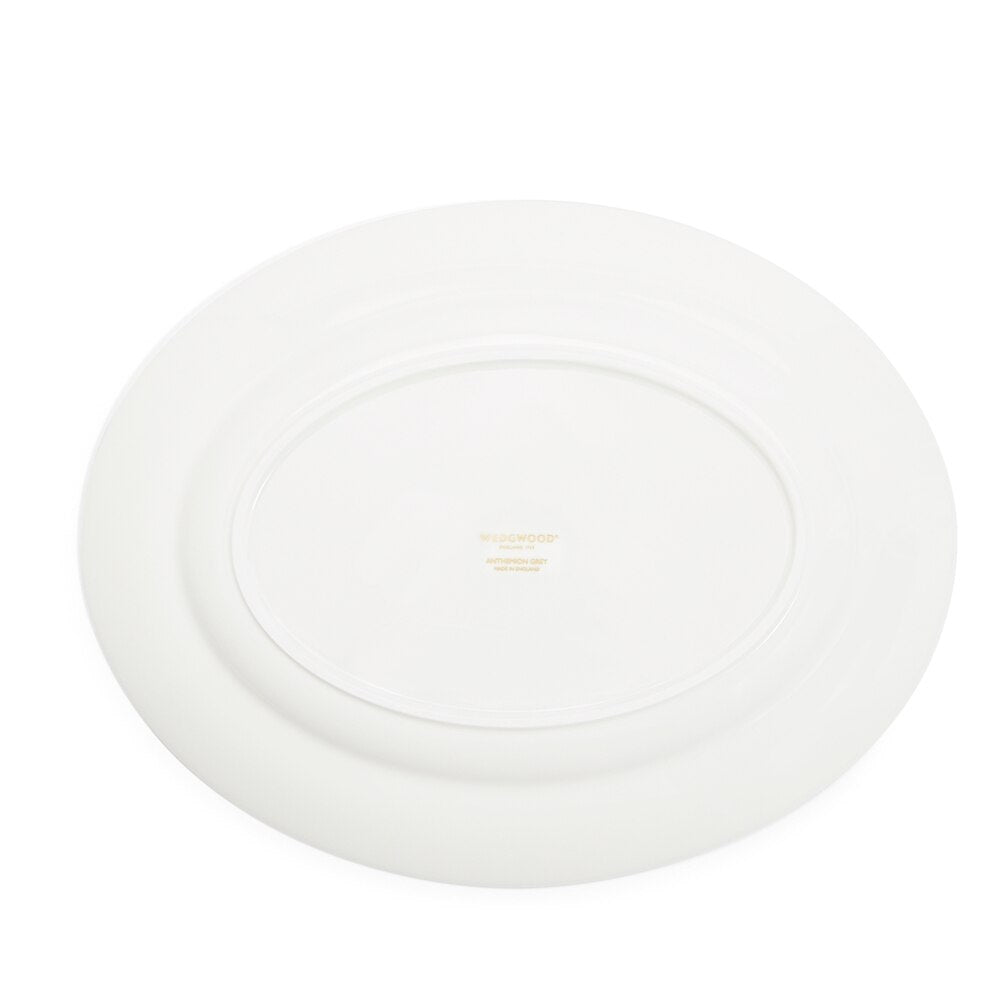 Anthemion Grey Oval Platter