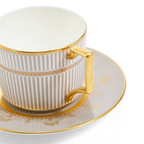 Anthemion Grey Tea Cup & Saucer