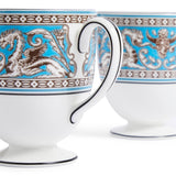Florentine Turquoise Mug, Set Of 2