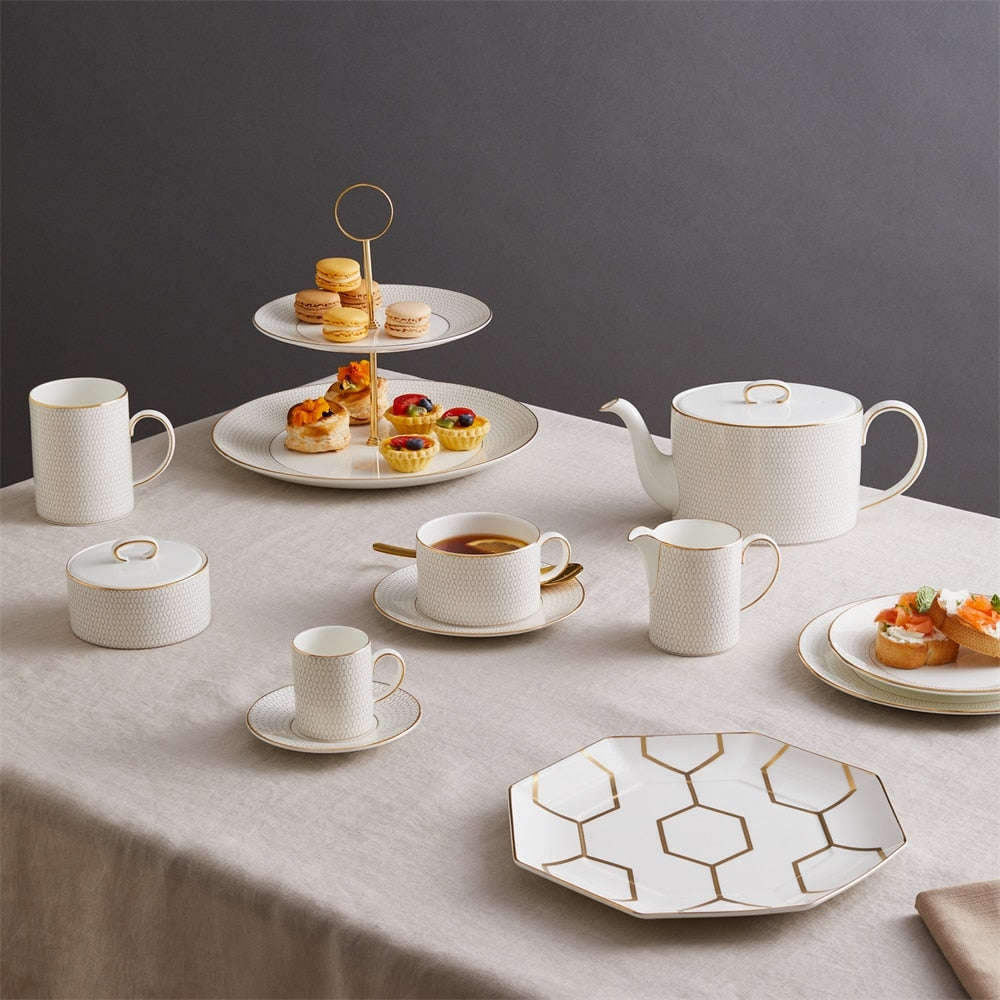 Gio Gold Two-Tier Cake Stand