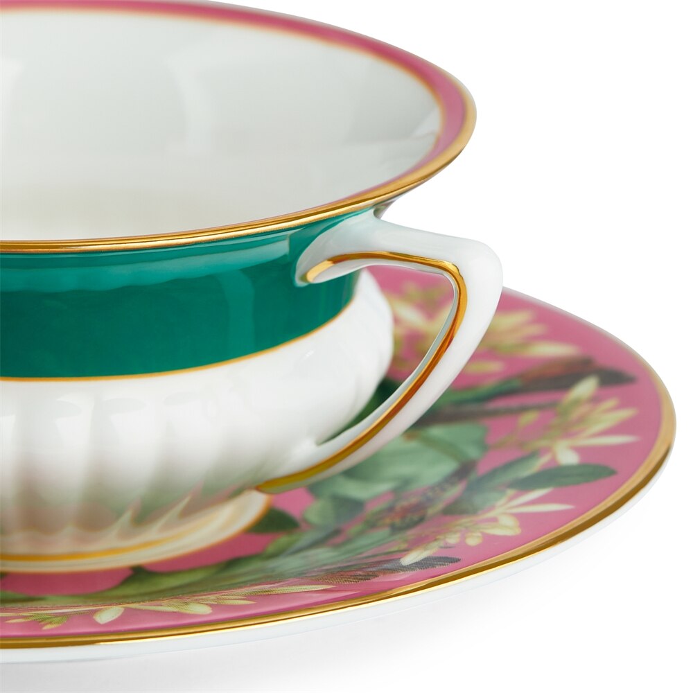 Wonderlust Pink Lotus Teacup & Saucer