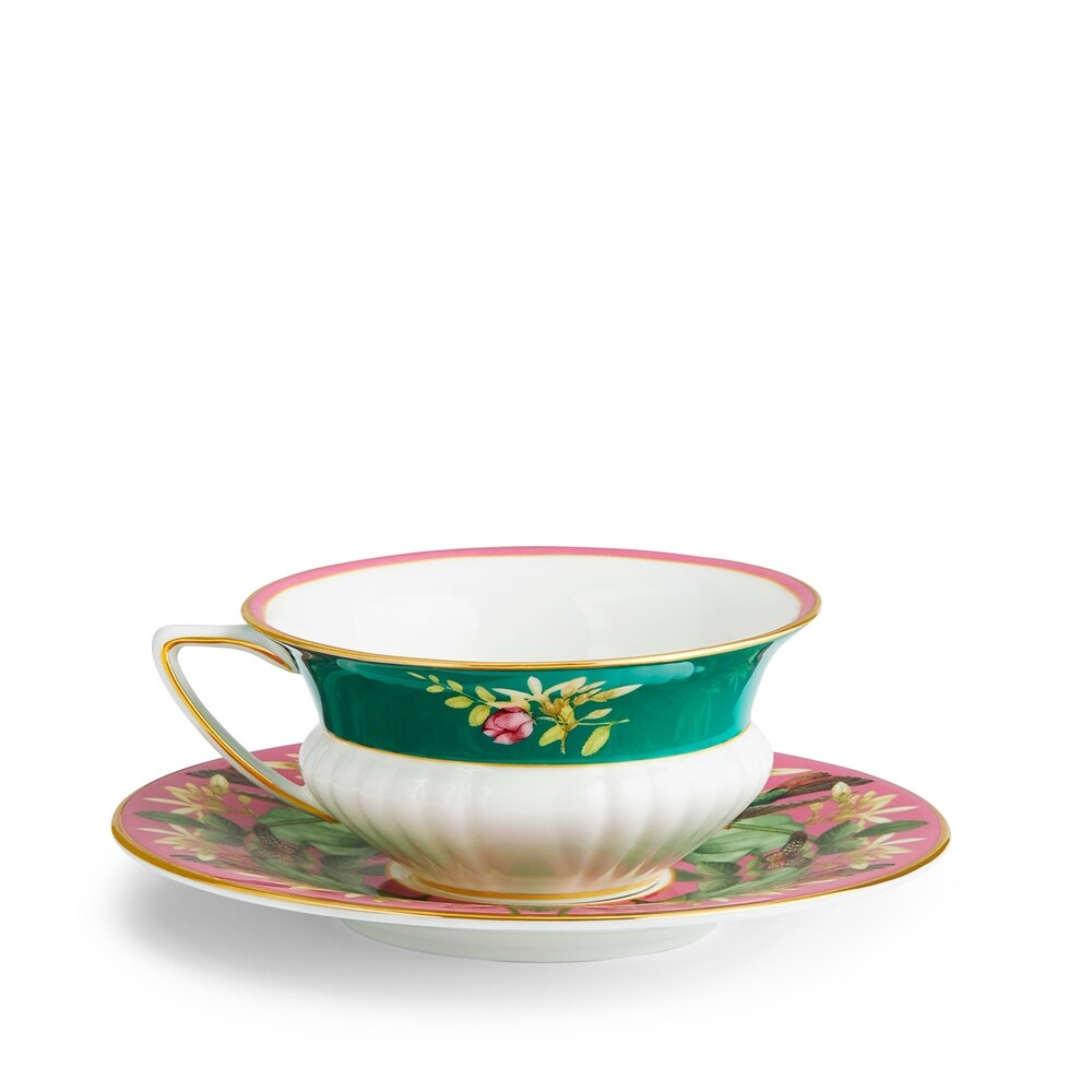 Wonderlust Pink Lotus Teacup & Saucer