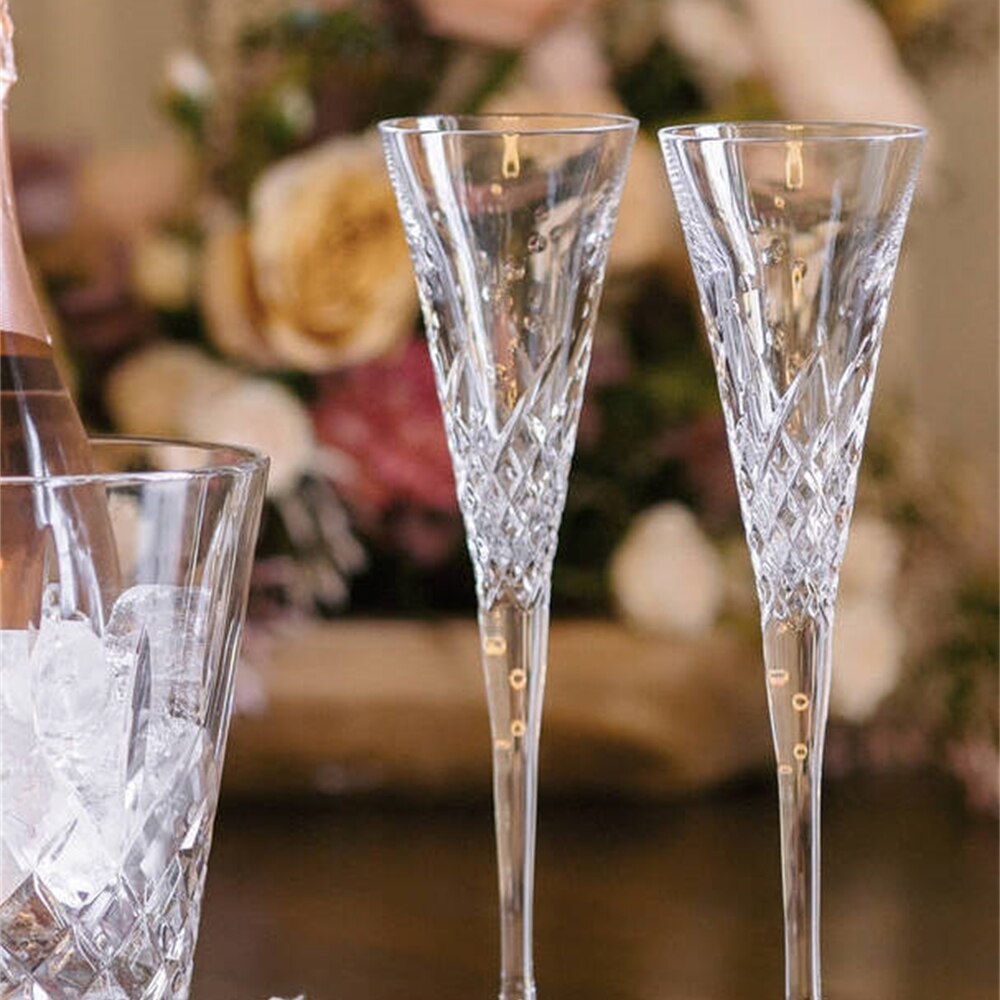 Happy Celebrations Toasting Flute 210ml 7floz, Set of 2