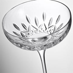 Lismore Essence Champagne Saucer, Pair