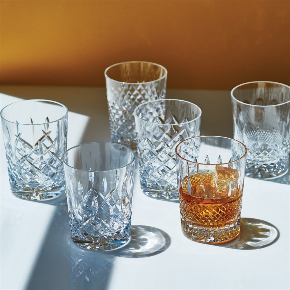 Connoisseur Heritage Pattern Double Old Fashioned Tumbler 400ml 13.5floz, Set of 6