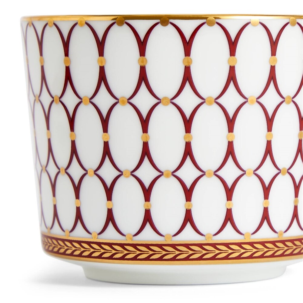 Renaissance Red Teacup & Saucer