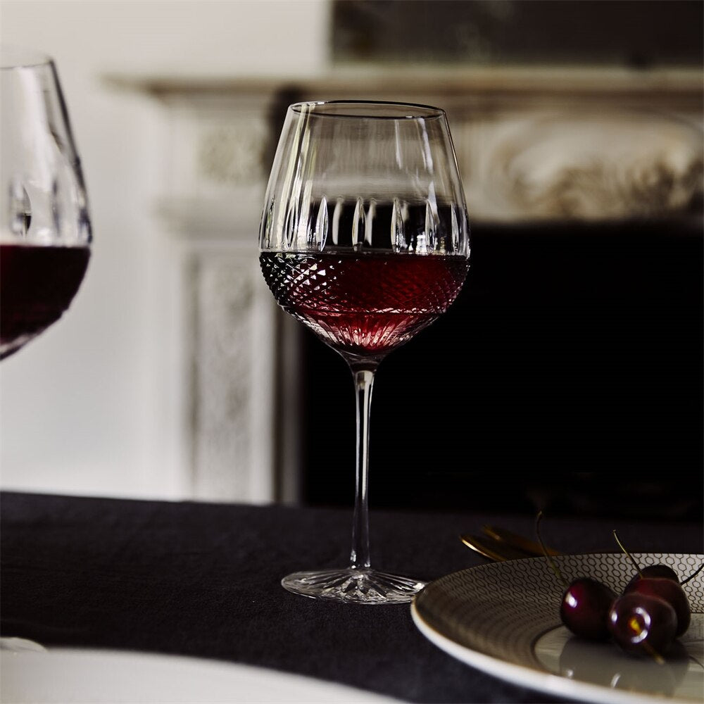 Irish Lace Mastercraft Red Wine 575ml 19oz, Set of 2