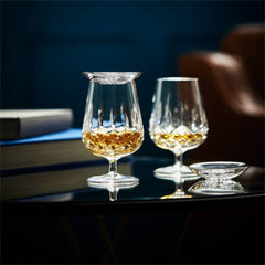 Connoisseur Lismore Rum Snifter & Tasting Cap 8 Oz Set/2