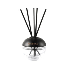 Round Modern Reed Diffuser, Lily of the Valley - Black Cap