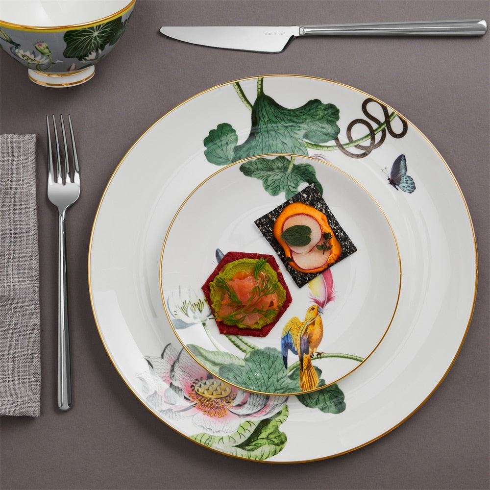 Wonderlust Waterlily Bread & Butter Plate