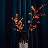 Lismore Black Vase 10"
