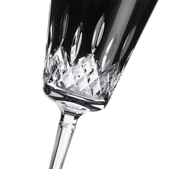 Lismore Black Medium Goblet 11.5 Oz Pair