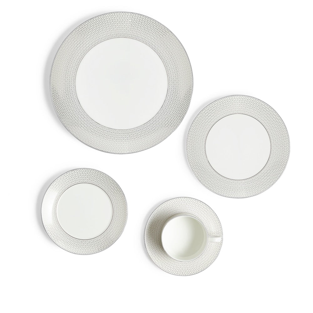 Gio Platinum 5 Piece  Place Setting