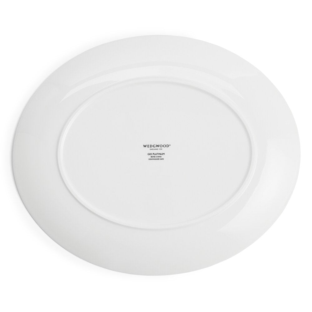 Gio Platinum Oval Platter