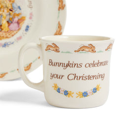 Bunnykins Christening Plate & Mug 2-Piece Set