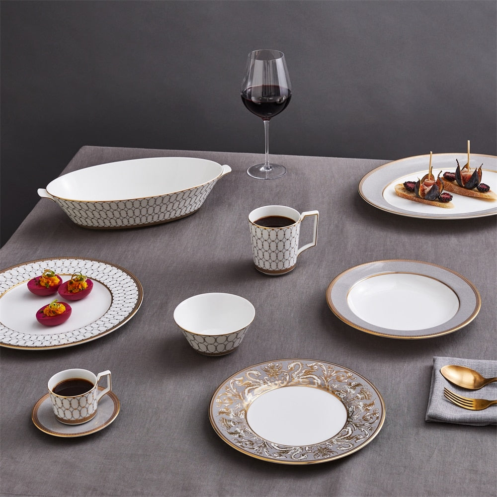 Renaissance Grey Dinner Plate