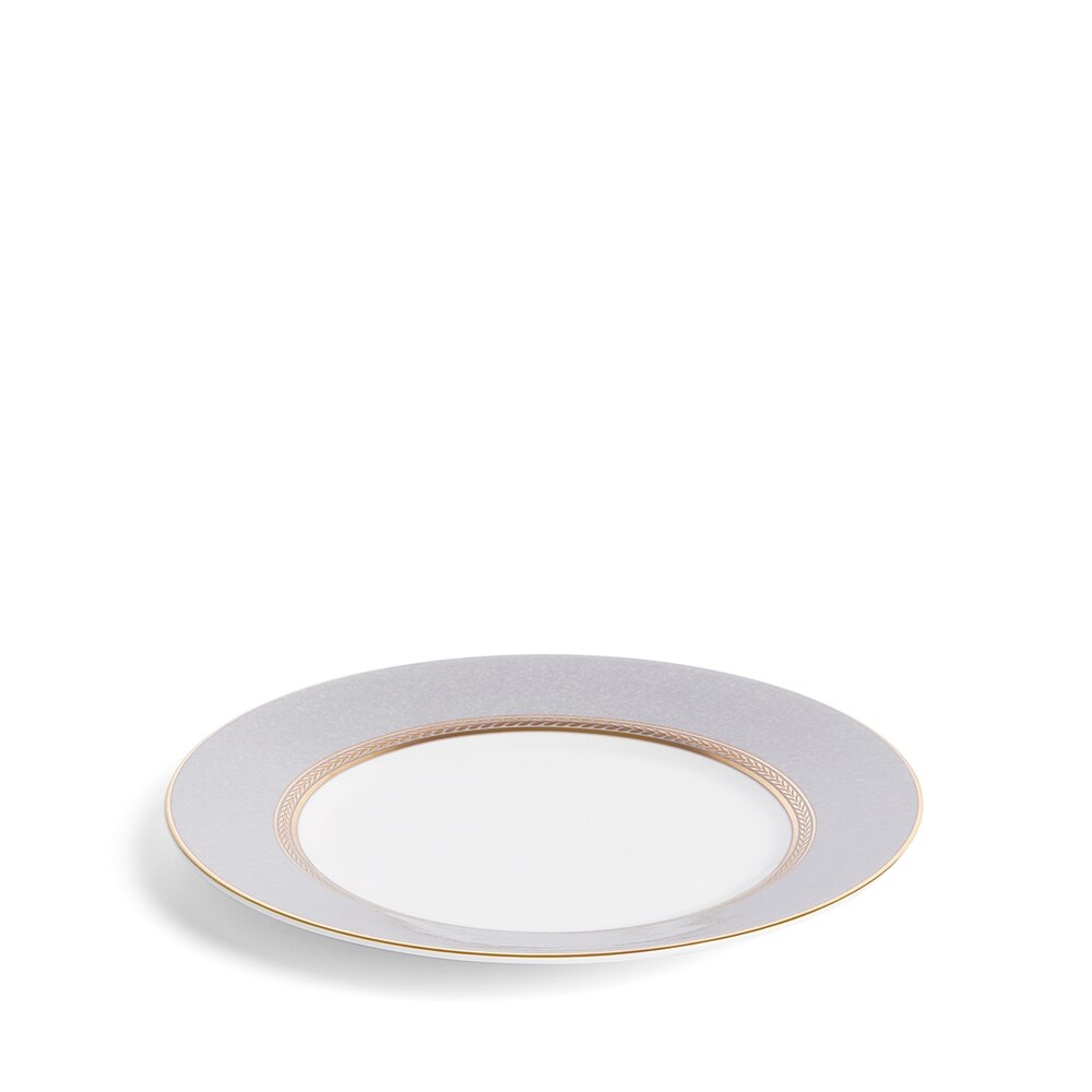 Renaissance Grey Plate 8In