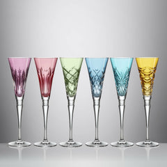 Winter Wonders Flutes, Assorted Colors, Set of 6