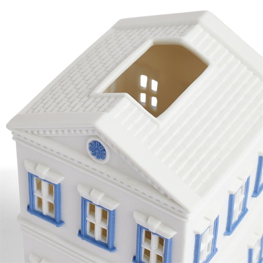 Christmas Standing Lithophane House Ornament