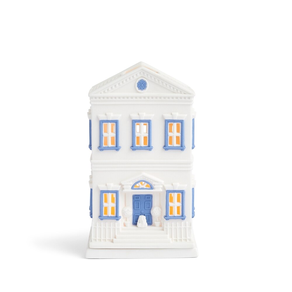 Christmas Standing Lithophane House Ornament