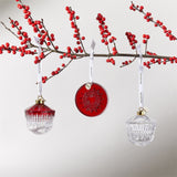 New Year Celebration Keepsake Ornament Red