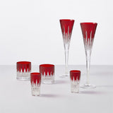 New Year Celebration Small Tumbler Red, Set Of 6