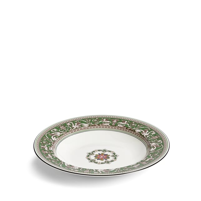 Florentine Verde Rim Soup Bowl 22.8cm 8.9in