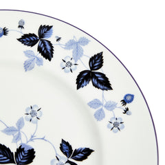 Wild Strawberry Inky Blue Dinner Plate