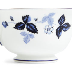 Wild Strawberry Inky Blue Teacup Saucer