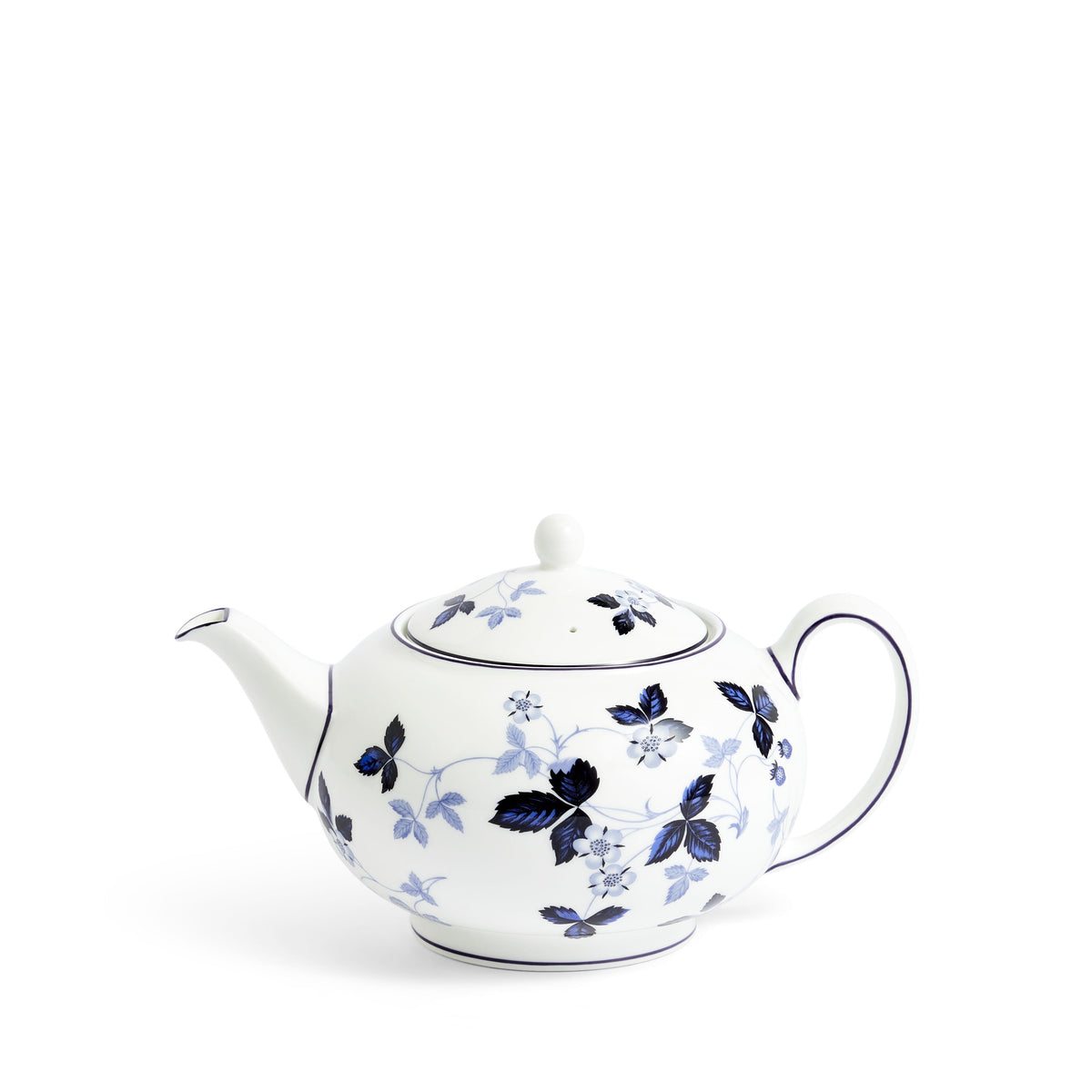 Wild Strawberry Inky Blue Teapot
