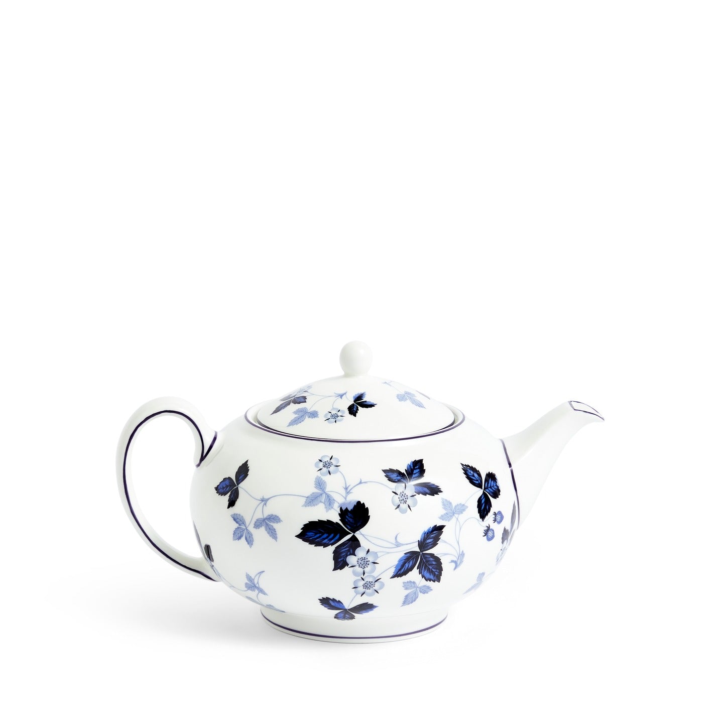 Wild Strawberry Inky Blue Teapot
