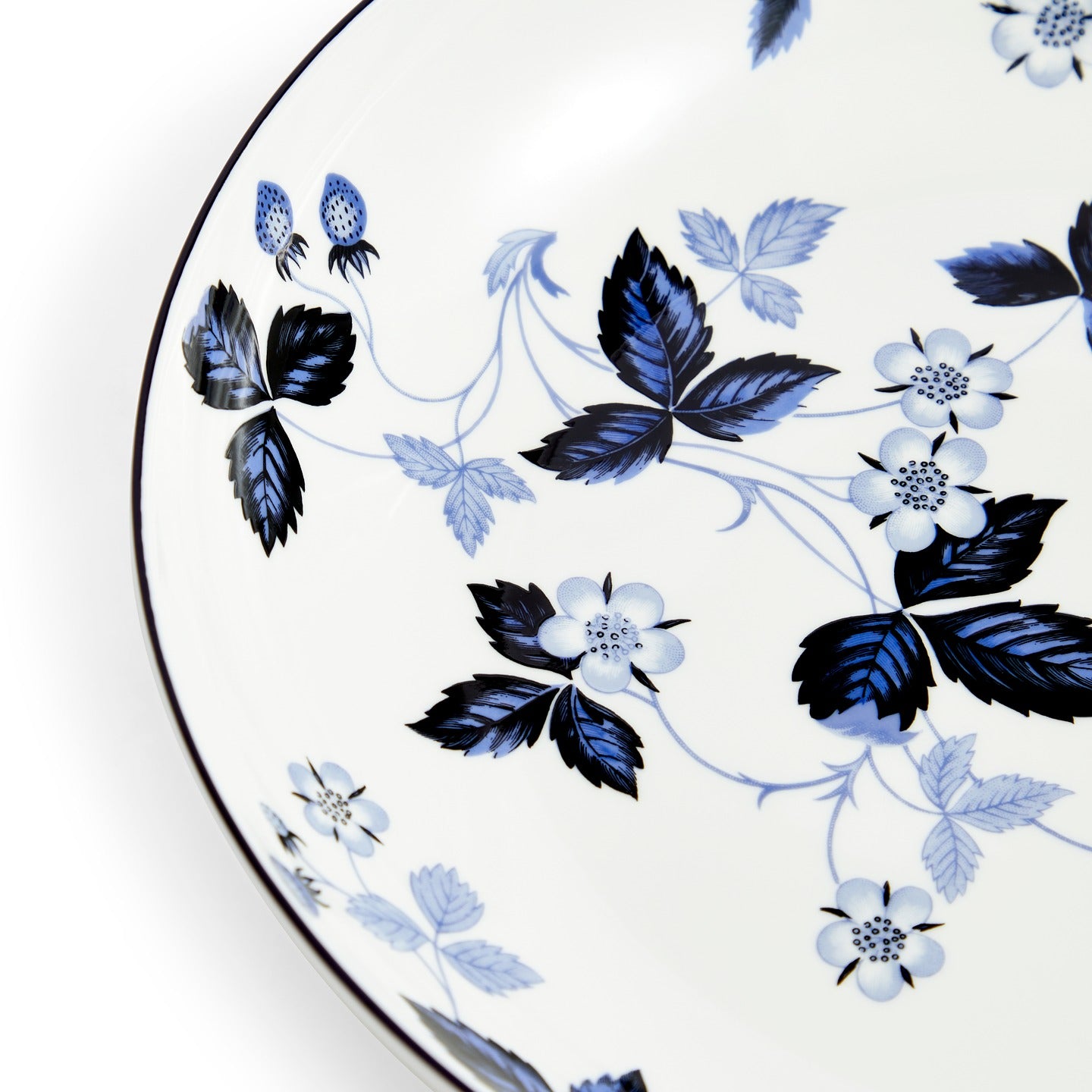 Wild Strawberry Inky Blue Pasta Bowl