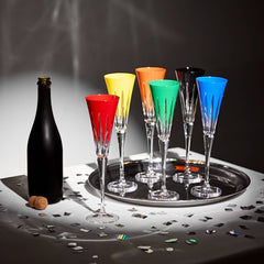 New Year Firework Mixed Flutes, Set of 6