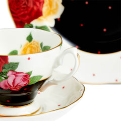 Royal Albert 100 Years Teacup Saucer Plate, 3 Piece Set, Jazz 1960