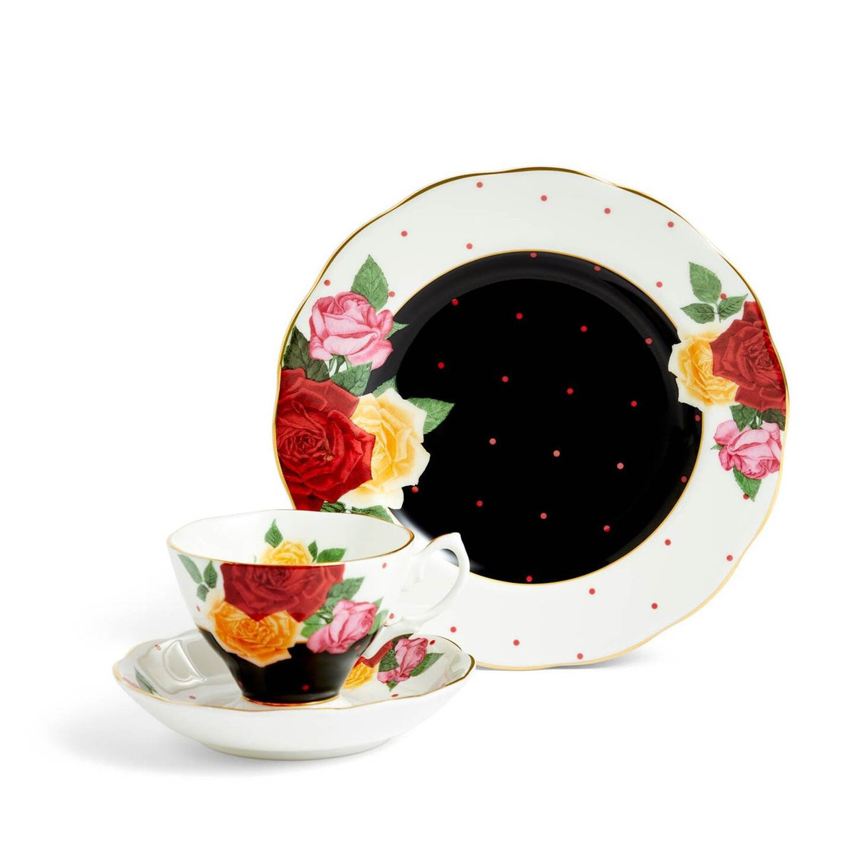 Royal Albert 100 Years Teacup Saucer Plate, 3 Piece Set, Jazz 1960