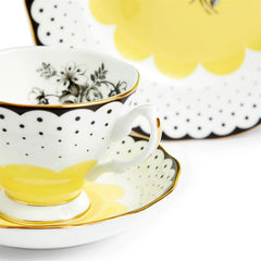 Royal Albert 100 Years Teacup, Saucer, Plate 7.9in, 3 Piece Set, Wanda 1920