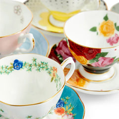 Royal Albert 100 Years Teacup & Saucer 1920 - 1960, Set of 5