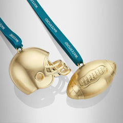 Football/ Football Helmet Ornament, Set of 2