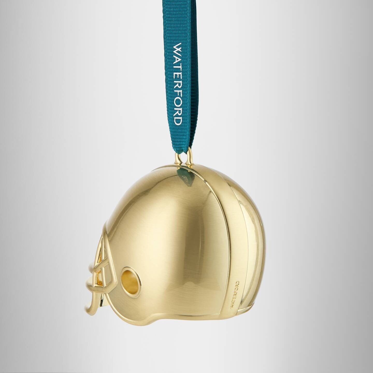 Football Helmet Golden Ornament