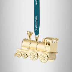 Steam Train Golden Ornament