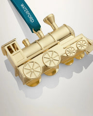 Christmas Golden Steam Train Golden Ornament
