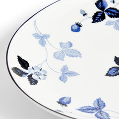 Wild Strawberry Inky Blue Oval Serving Plate
