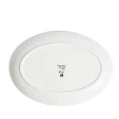 Wild Strawberry Inky Blue Oval Serving Plate