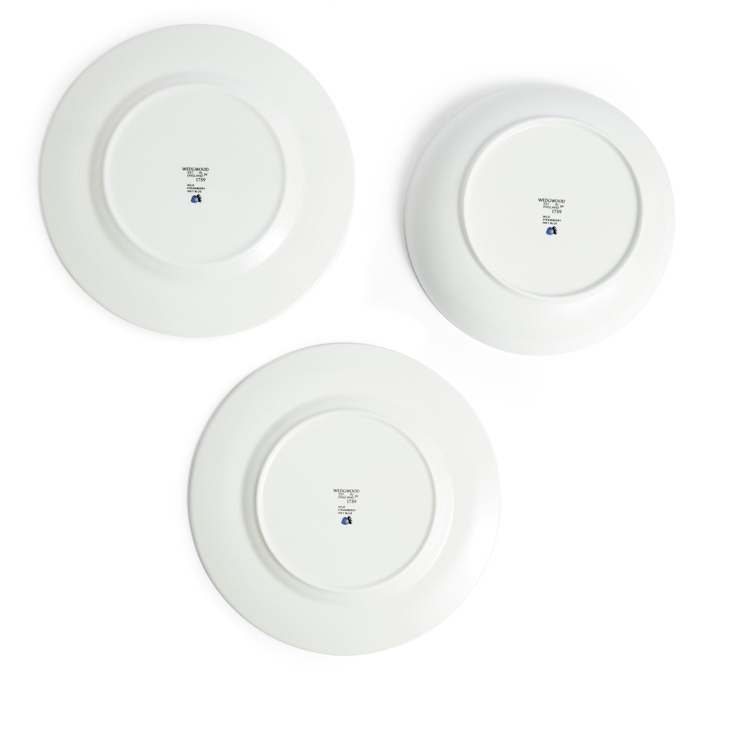 Wild Strawberry Inky Blue Dinnerware 8 Piece Set