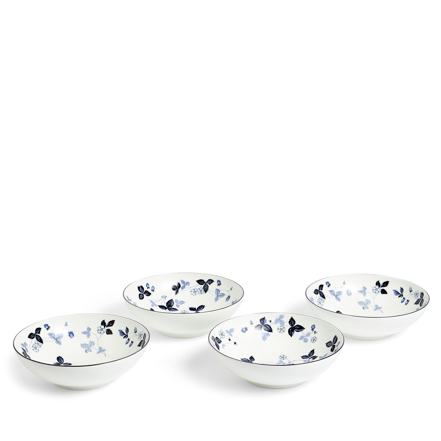 Wild Strawberry Inky Blue Dinnerware 15 Piece Set