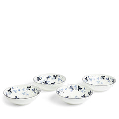 Wild Strawberry Inky Blue Dinnerware 15 Piece Set