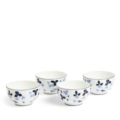 Wild Strawberry Inky Blue Dinnerware 15 Piece Set