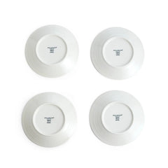 Pacific Blue Plate 6.3in Mixed Patterns Blue Set of 4